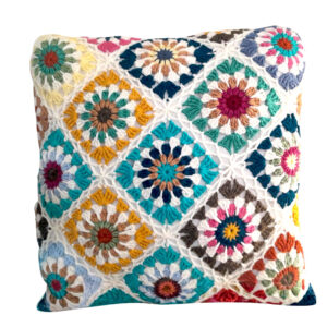 ציפית מצמר לכרית עבודת יד