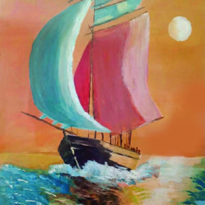 שמיים כתומים